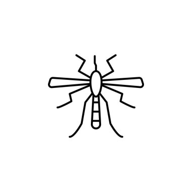 mosquito icon. Element of pest icon for mobile concept and web apps. Thin line mosquito icon can be used for web and mobile on white background