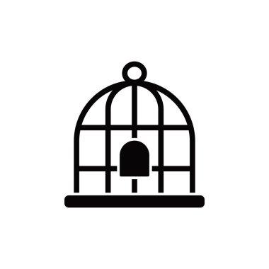 Cage, bird icon. Simple elements of animals store icons for ui and ux, website or mobile application on white background