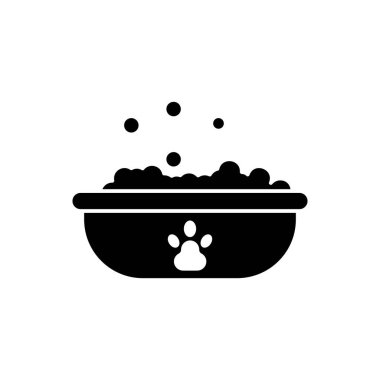 Bath, paw icon. Simple line, outline vector ecology icons for ui and ux, website or mobile application on white background