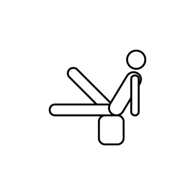 Foot training icon. Element of medicine physiotherapy of legs icon for mobile concept and web apps. Thin line Foot training icon can be used for web and mobile on white background