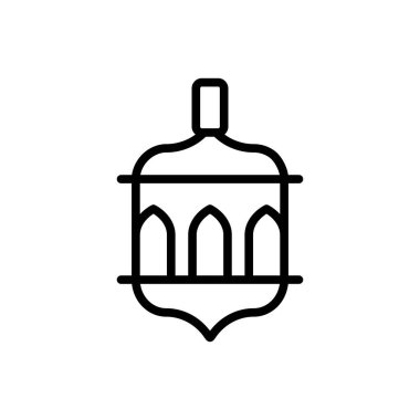 Lantern Ramadan icon. Simple line vector elements of islam icons for ui and ux, website or mobile application on white background