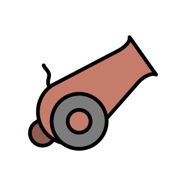 Canon Ramadan icon. Simple outline color vector elements of islam icons for ui and ux, website or mobile application on white background