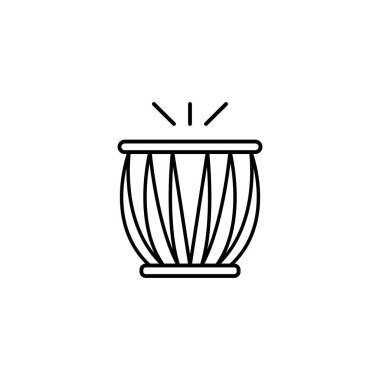 Tabla, Diwali icon. Simple line, outline vector religion icons for ui and ux, website or mobile application on white background