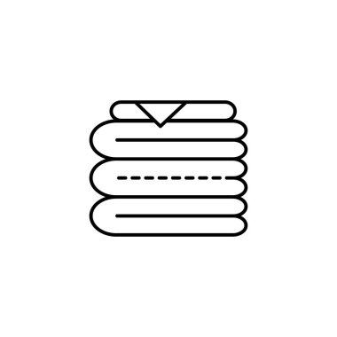 Cloth, towel icon. Simple line, outline vector elements of tailor for ui and ux, website or mobile application on white background
