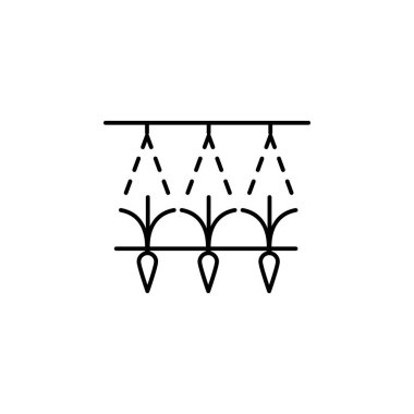 smart farm, irrigation icon. Element of smart farm icon. Thin line icon for website design and development, app development. Premium icon on white background