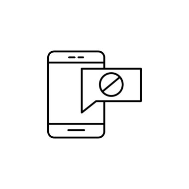 smartphone vector icon illustration isolated on background, mobile app concept sign
