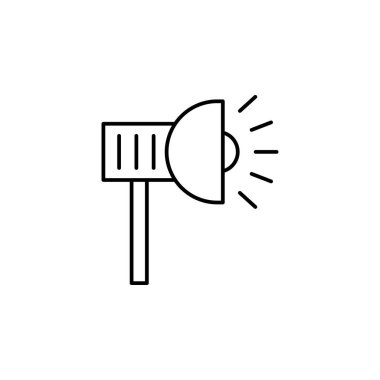 street lamp. Element of job lighting icon for mobile concept and web apps. Thin line street lamp can be used for web and mobile on white background