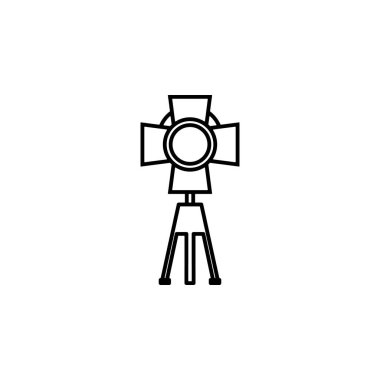 studio light. Element of job lighting icon for mobile concept and web apps. Thin line studio light can be used for web and mobile on white background