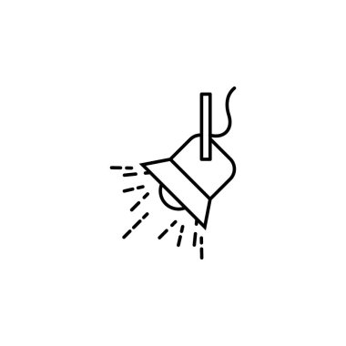 searchlight. Element of job lighting icon for mobile concept and web apps. Thin line searchlight can be used for web and mobile on white background