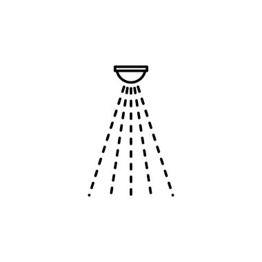 fire sprinkler icon. Element of drip watering icon for mobile concept and web apps. Thin line fire sprinkler icon can be used for web and mobile on white background
