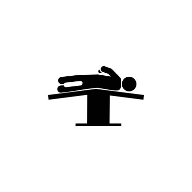 patient, surgery icon. Element of patient position icon for mobile concept and web apps. Pictogram patient, surgery icon can be used for web and mobile on white background