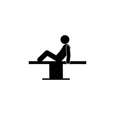 sitting, patient, surgery  icon. Element of patient position icon for mobile concept and web apps. Pictogram sitting, patient, surgery  icon can be used for web and mobile on white background