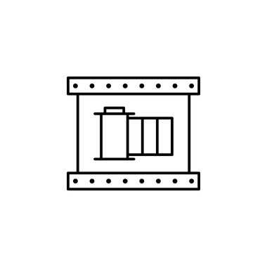 camera type icon. Element of video products outline icon for mobile concept and web apps. Thin line camera type icon can be used for web and mobile on white background