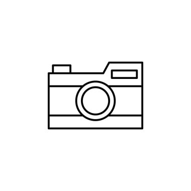 camera icon. Element of video products outline icon for mobile concept and web apps. Thin line camera icon can be used for web and mobile on white background