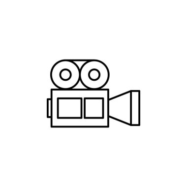 cinema camera icon. Element of video products outline icon for mobile concept and web apps. Thin line cinema camera icon can be used for web and mobile on white background