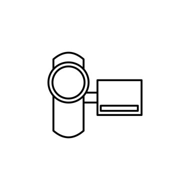 hand camera icon. Element of video products outline icon for mobile concept and web apps. Thin line hand camera icon can be used for web and mobile on white background