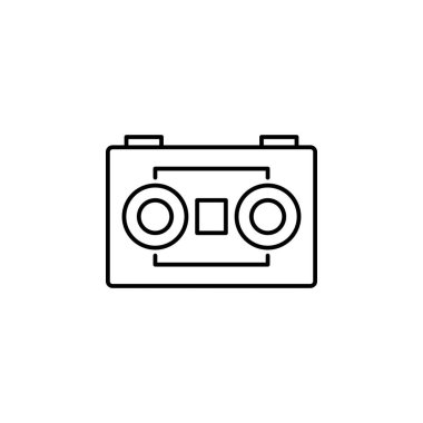 cassette player icon. Element of video products outline icon for mobile concept and web apps. Thin line cassette player icon can be used for web and mobile on white background