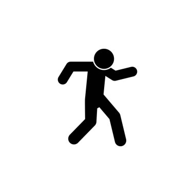 away, run icon. Element of walking and running people icon for mobile concept and web apps. Detailed away, run icon can be used for web and mobile on white background