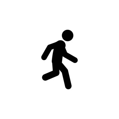 man moving icon. Element of walking and running people icon for mobile concept and web apps. Detailed man moving icon can be used for web and mobile on white background