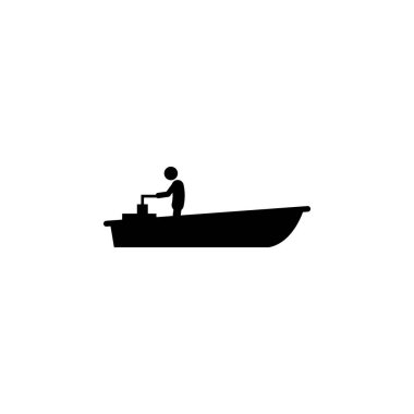 motor, boat icon. Element of water transport icon for mobile concept and web apps. Detailed motor, boat icon can be used for web and mobile on white background
