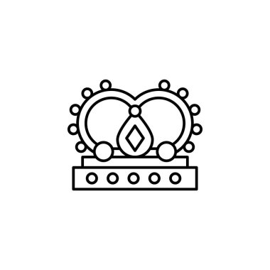 Crown, winner icon. Element of winner line icon on white background