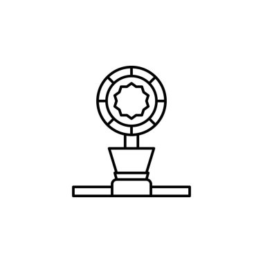 Trophy, winner icon. Element of winner line icon on white background