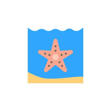 Starfish, ocean icon. Simple color vector elements of saving marine icons for ui and ux, website or mobile application on white background