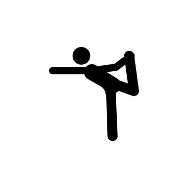 pose, man icon. Element of yoga icons. Premium quality graphic design icon. Signs and symbols collection icon for websites, web design, mobile app on gray background