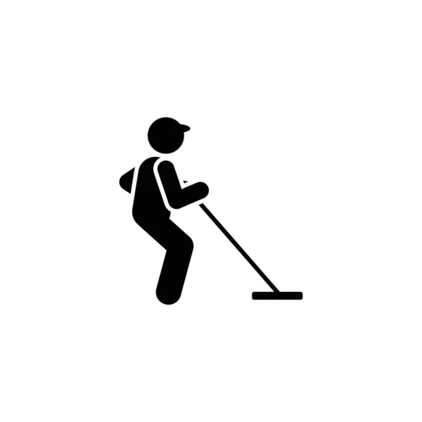 Cleaner, floor, washing icon. Element of workers icon. Premium quality graphic design icon. Signs and symbols collection icon for websites, web design on white background