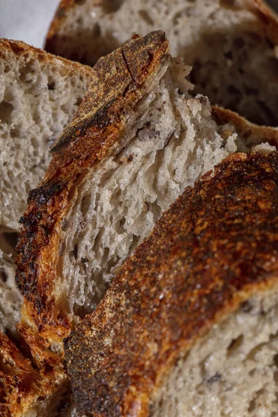 Frisches Brot Aus Nächster Nähe — Stockfoto