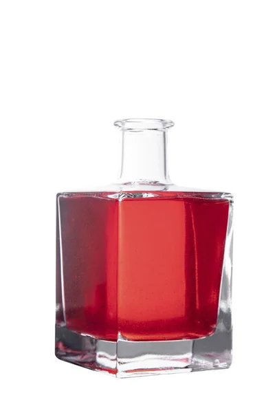 Juice in a bottle on a white background