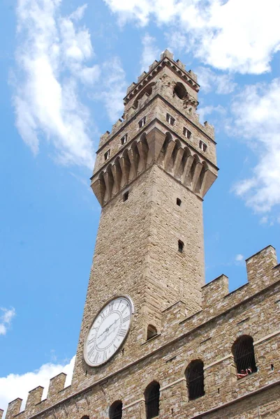 Uffizi Gallery Tower Florence — Stockfoto