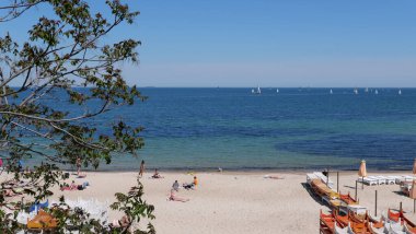 Yazın Odessa plajı