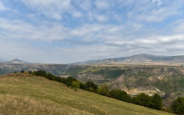 Lori 'nin Ermenistan' daki dağ manzarası. 