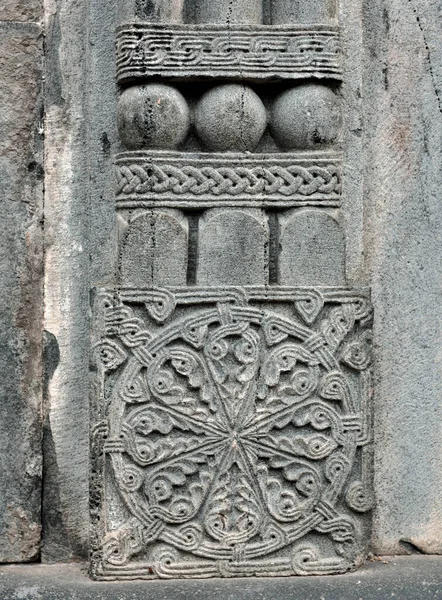Fragmentos Complexo Mosteiro Akhtala Armênia Fundada Século — Fotografia de Stock