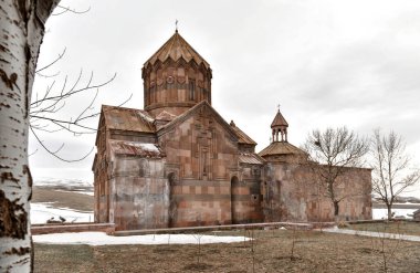 Harich Manastırı 7. yüzyıl. Ermenistan 'daki kiliseler. Doğu Avrupa 'nın Ermenistan eyaletinin Harich Manastırı manzarası.