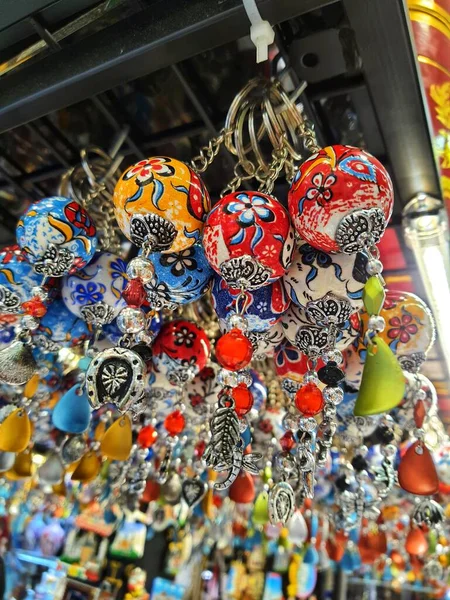 Turkish Souvenirs Lantern Hangers Very Beautiful Colors Very Typical Turkey —  Fotos de Stock
