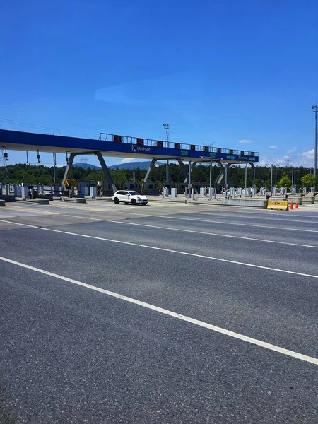 Konya Turkey July 2022 Photo Toll Gate One Toll Roads — Fotografia de Stock