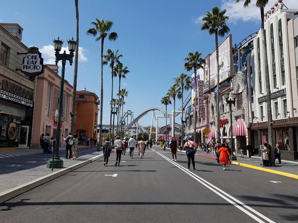 Osaka Japan April 2019 Tourists Very Happy Visit Universal Studio — 스톡 사진