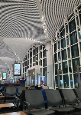 Istanbul, Turkey on July 14, 2022. This is the situation from Istanbul Airport.