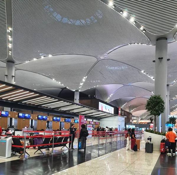 Istanbul Turkey July 2022 Situation Istanbul Airport — Zdjęcie stockowe
