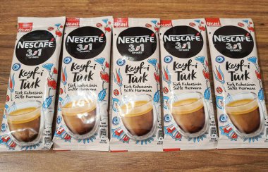NESCAFE KEYFI TURK TURKEY COFFEE. Nescafe 3 in 1 Kef-i Turk offers the taste of Turkish coffee. You can taste smooth coffee with a mixture of sugar and milk.