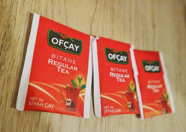Ofcay Bitane Regular Tea Turkish Teas Have All Natural Blend — Foto de Stock