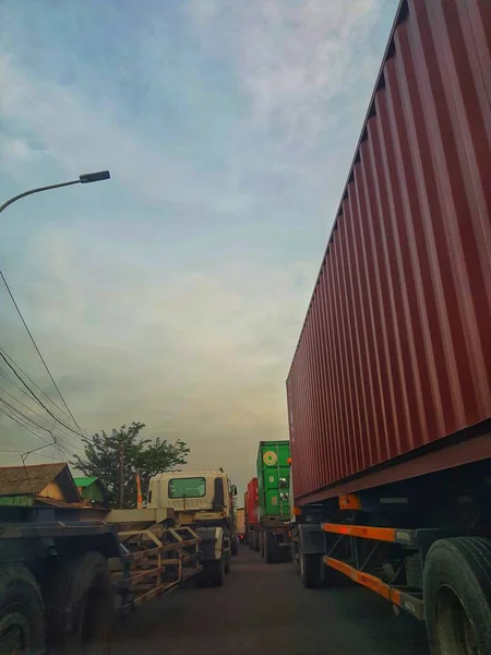 West Java July 2022 Vehicles Running Jakarta Cikampek Toll Road — Fotografia de Stock