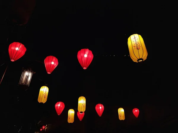 Paper lantern at night, at a Chinese festival at Pantai Indah Kapuk, Jakarta.