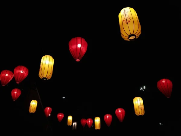 Paper lantern at night, at a Chinese festival at Pantai Indah Kapuk, Jakarta.