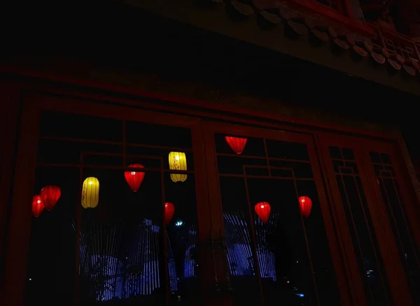 Paper lantern at night, at a Chinese festival at Pantai Indah Kapuk, Jakarta.