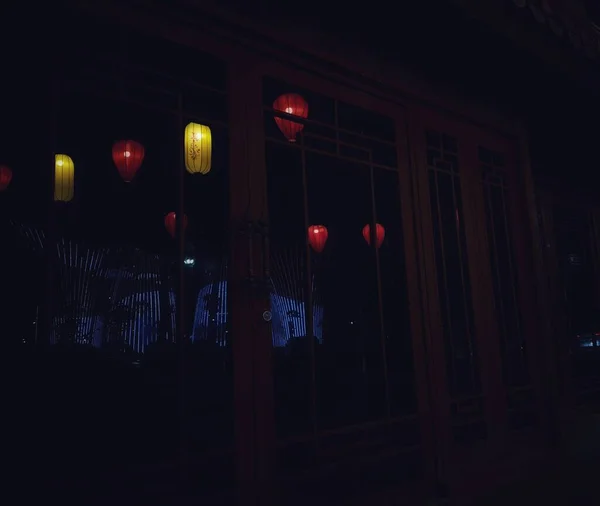 Paper lantern at night, at a Chinese festival at Pantai Indah Kapuk, Jakarta.