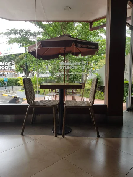 Semarang Indonesien Juli 2022 Die Atmosphäre Einem Typisch Javanischen Restaurant — Stockfoto