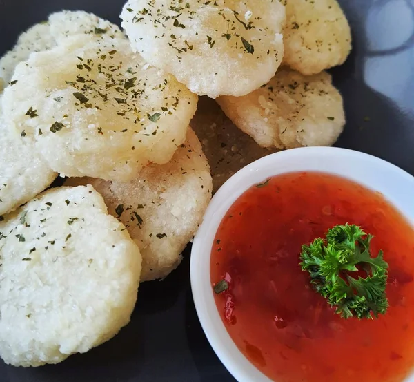 Cireng Bumbu Rujak Cibo Tradizionale Tipico Della Giava Occidentale Base — Foto Stock